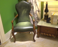 Стул с подлокотниками Лоренс B (Классика, натуральная кожа) для дома